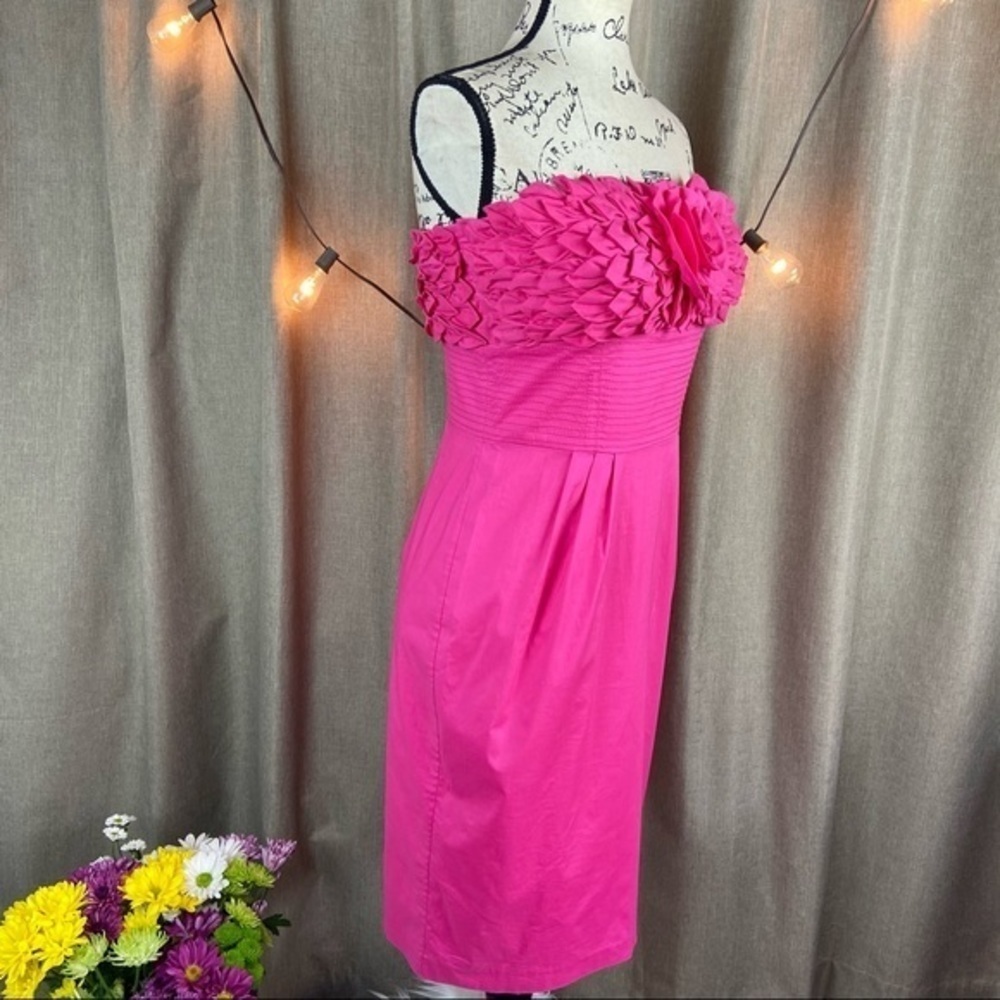 Catherine Malandrino Floral & Leaves Appliqué Sheath Dress - Picture 12 of 14
